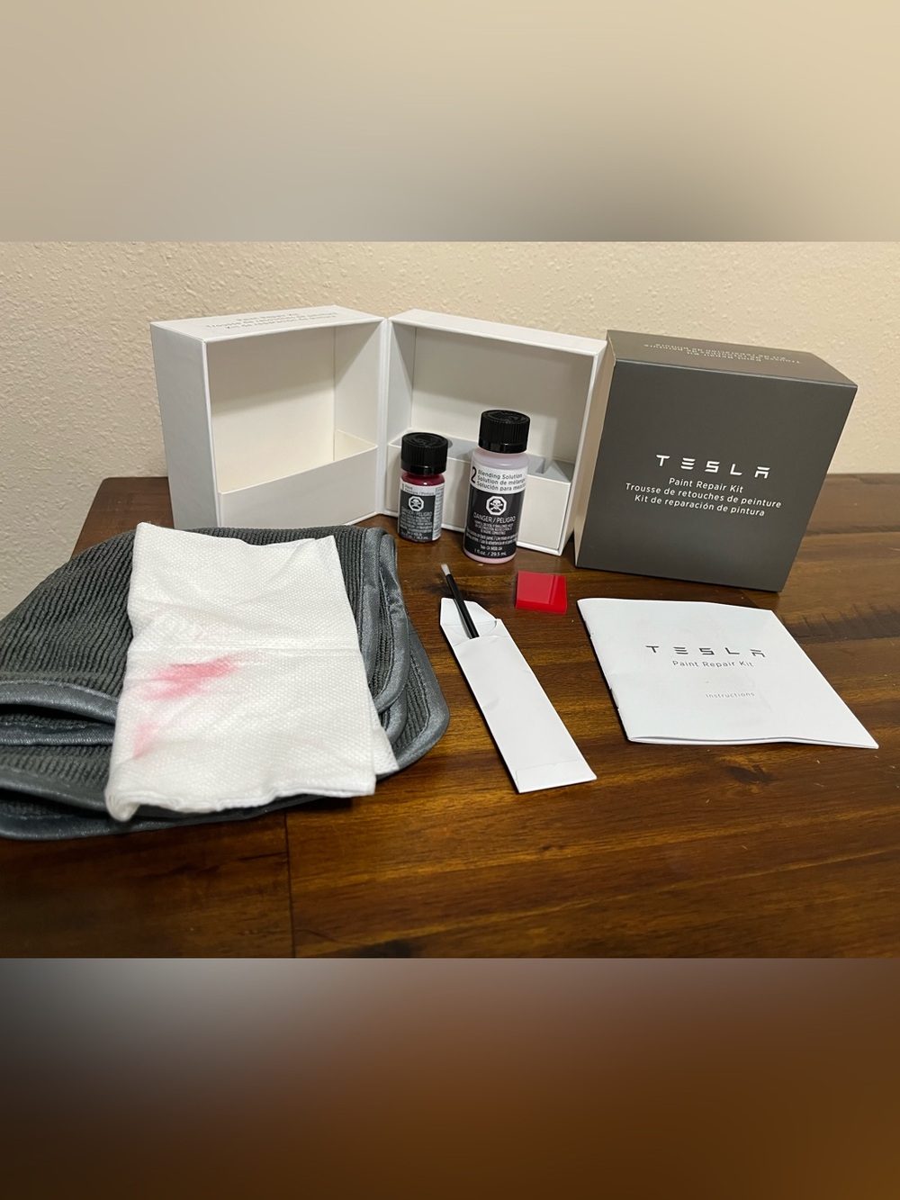 Tesla Paint Repair Kit Red Multi-Coat PPMR